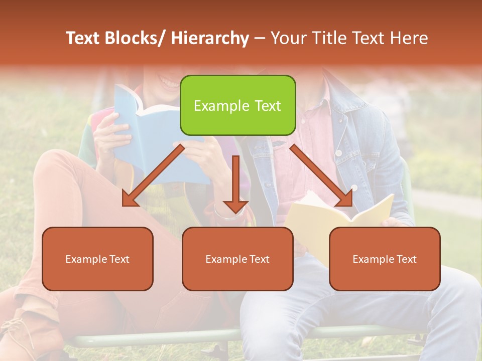 Smile Students Books PowerPoint Template