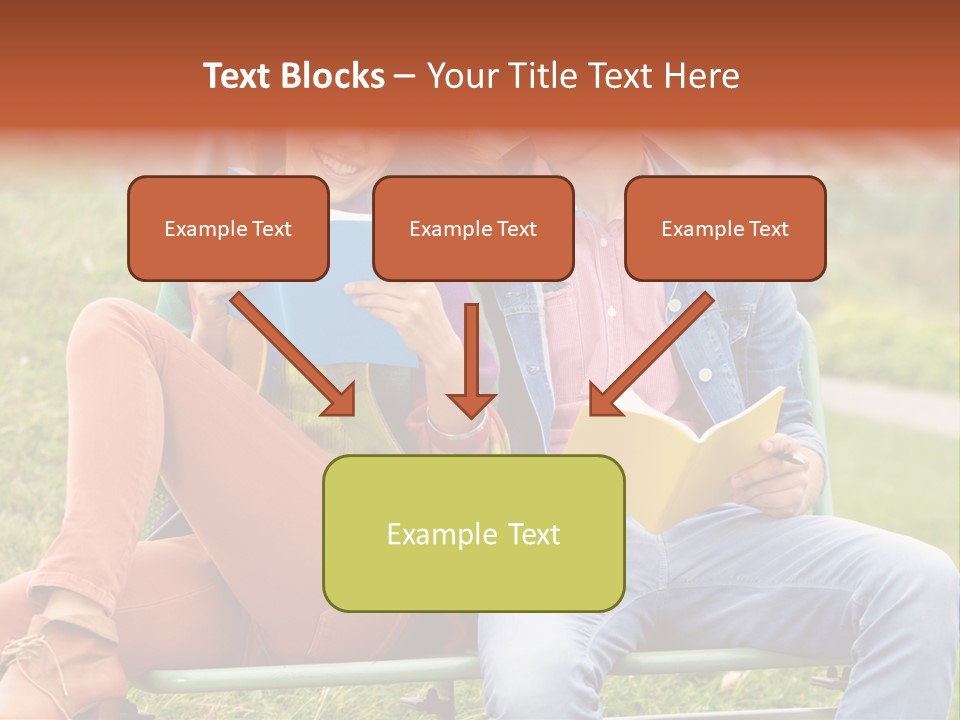 Smile Students Books PowerPoint Template