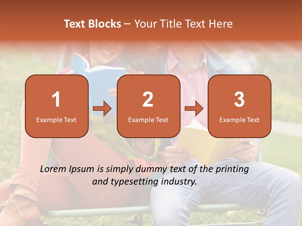 Smile Students Books PowerPoint Template