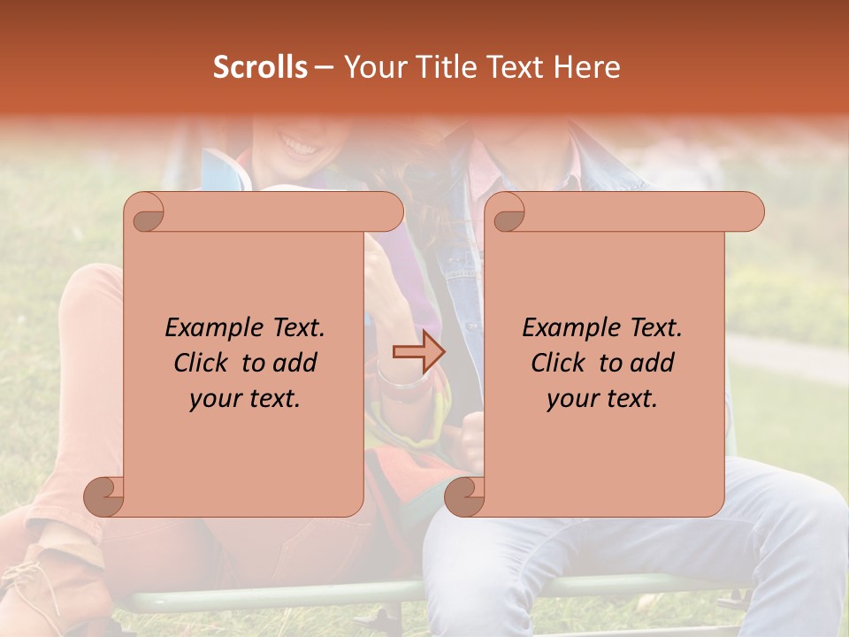 Smile Students Books PowerPoint Template