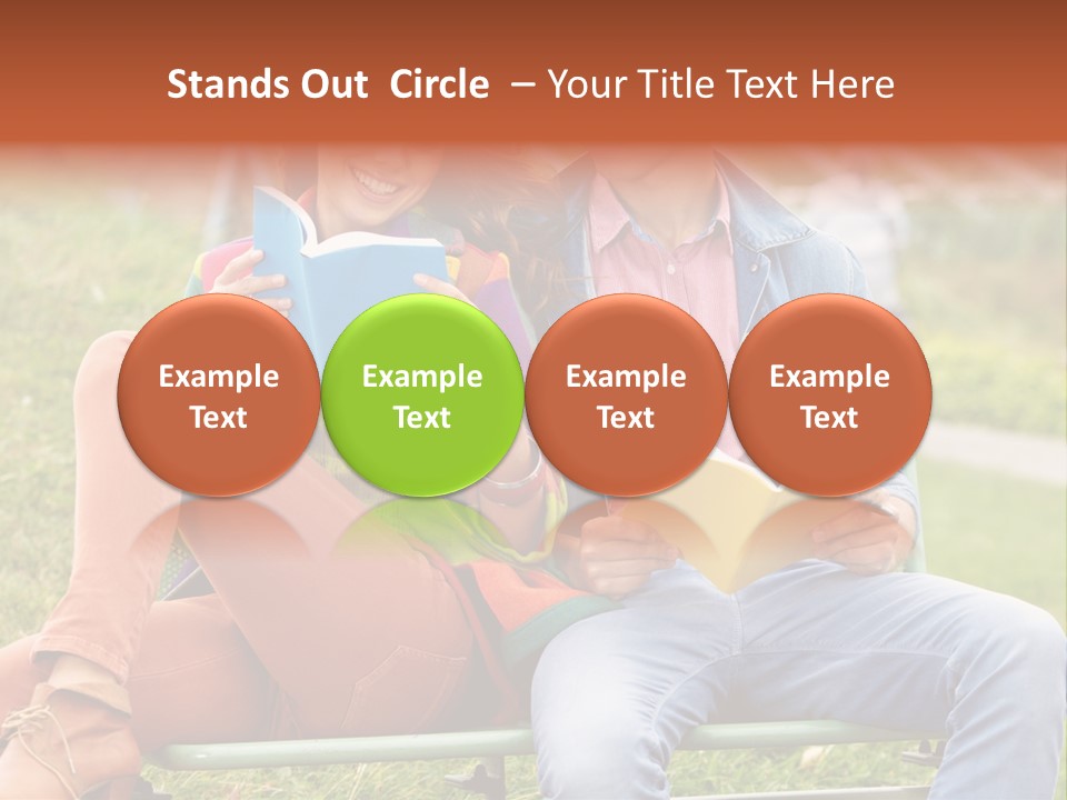 Smile Students Books PowerPoint Template
