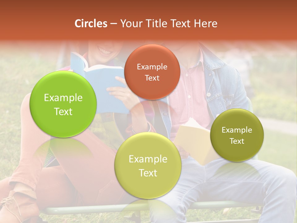 Smile Students Books PowerPoint Template