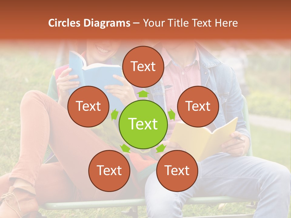 Smile Students Books PowerPoint Template