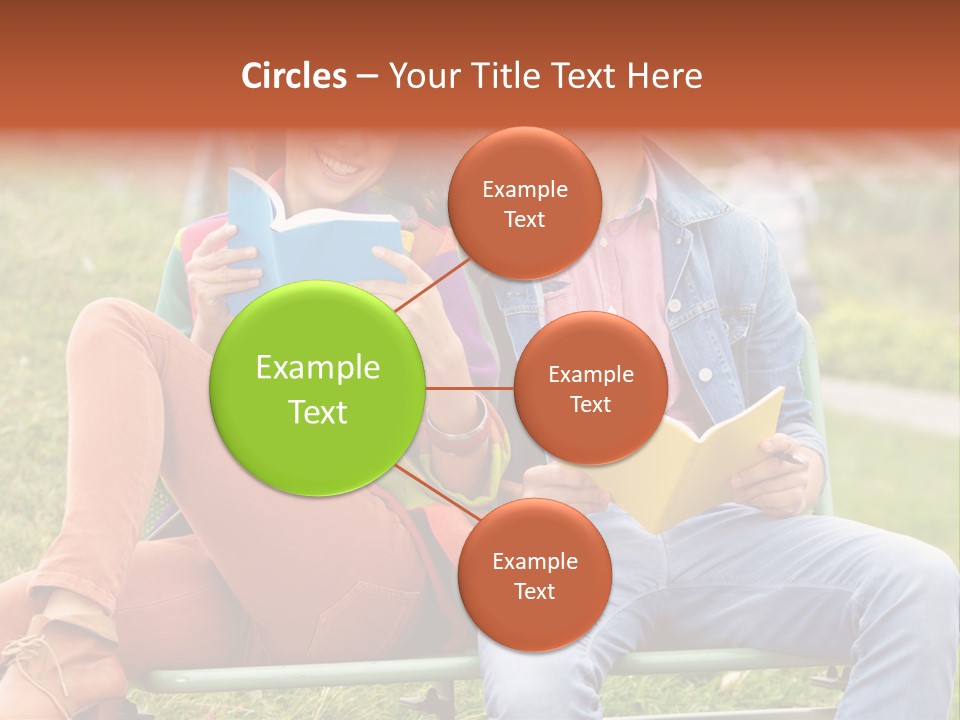 Smile Students Books PowerPoint Template