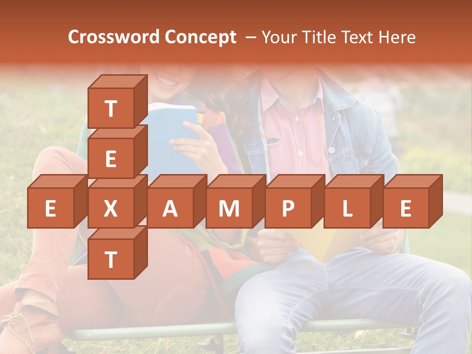 Smile Students Books PowerPoint Template