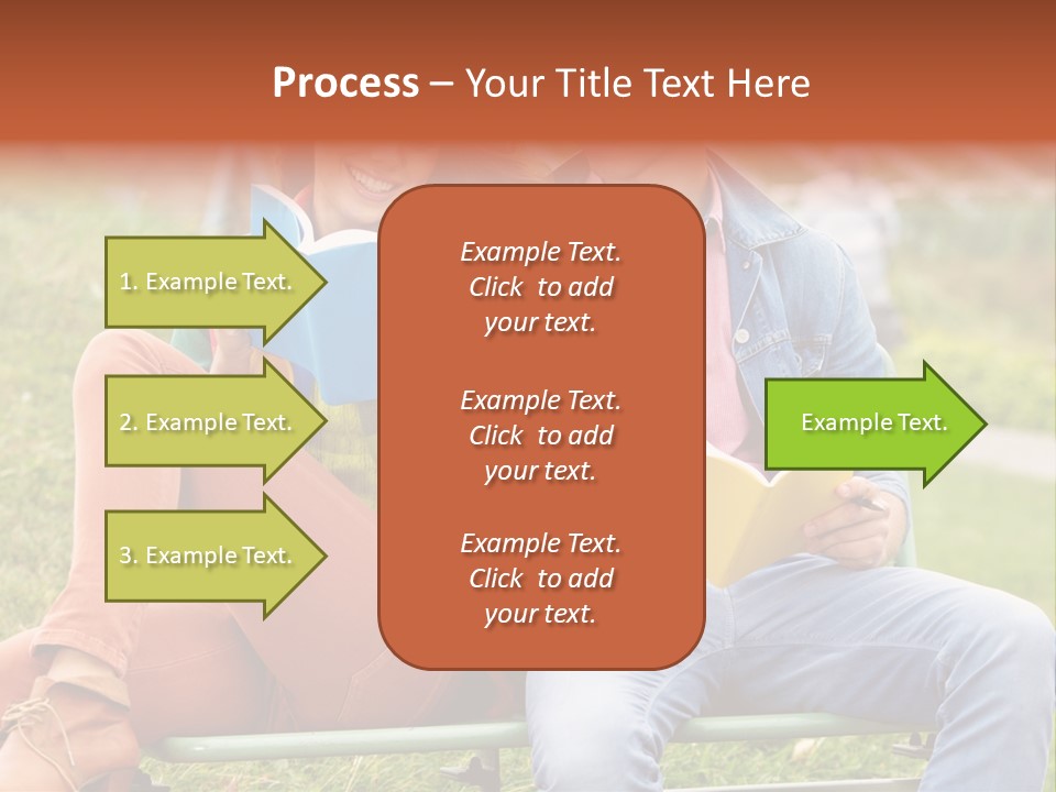Smile Students Books PowerPoint Template