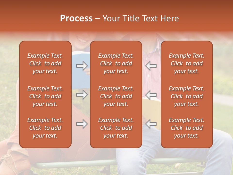 Smile Students Books PowerPoint Template