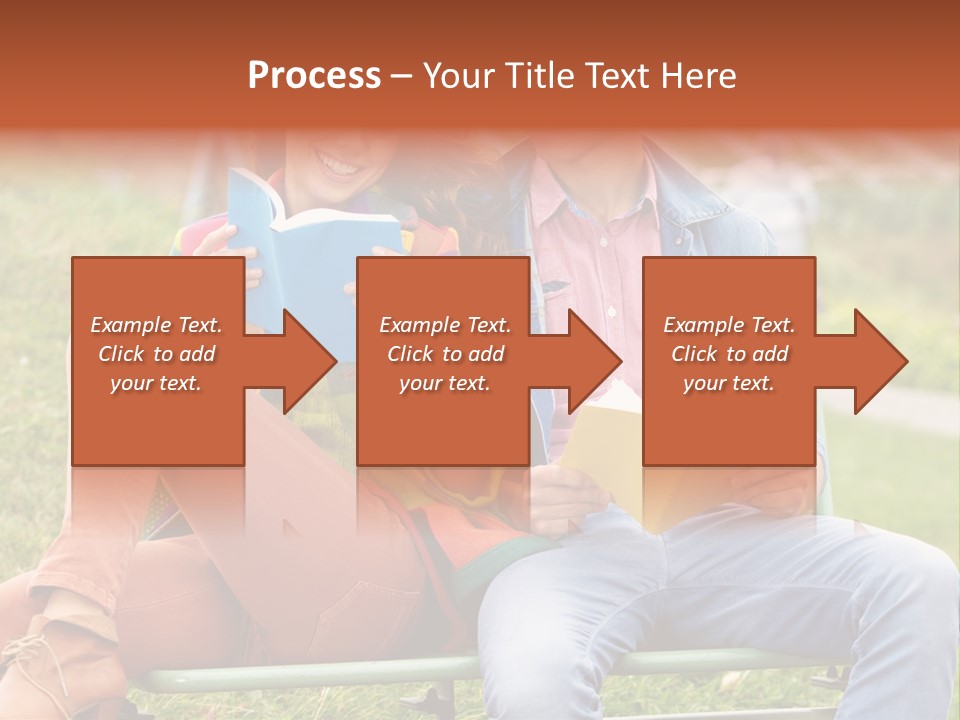 Smile Students Books PowerPoint Template