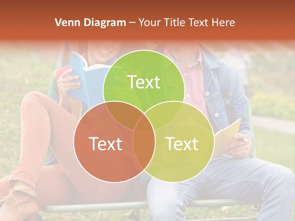 Smile Students Books PowerPoint Template