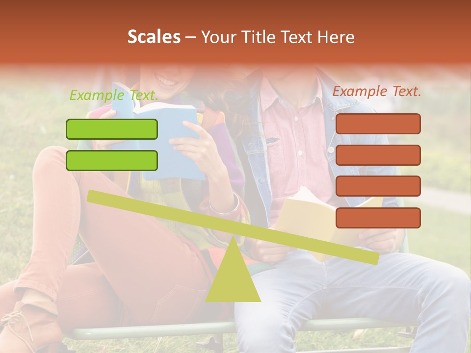 Smile Students Books PowerPoint Template