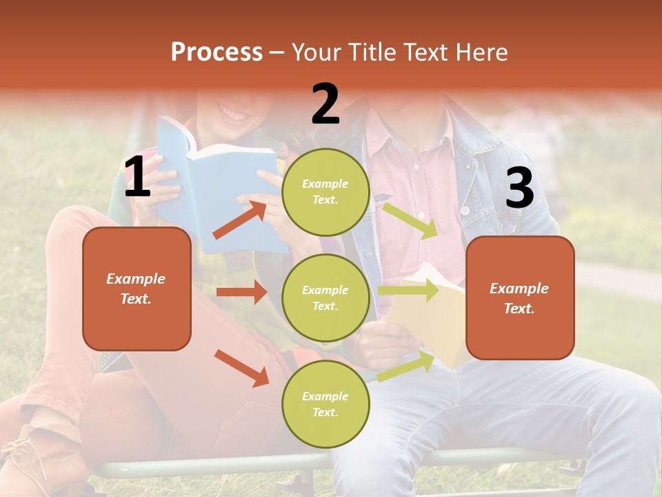 Smile Students Books PowerPoint Template