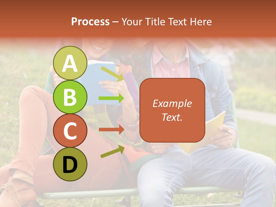 Smile Students Books PowerPoint Template