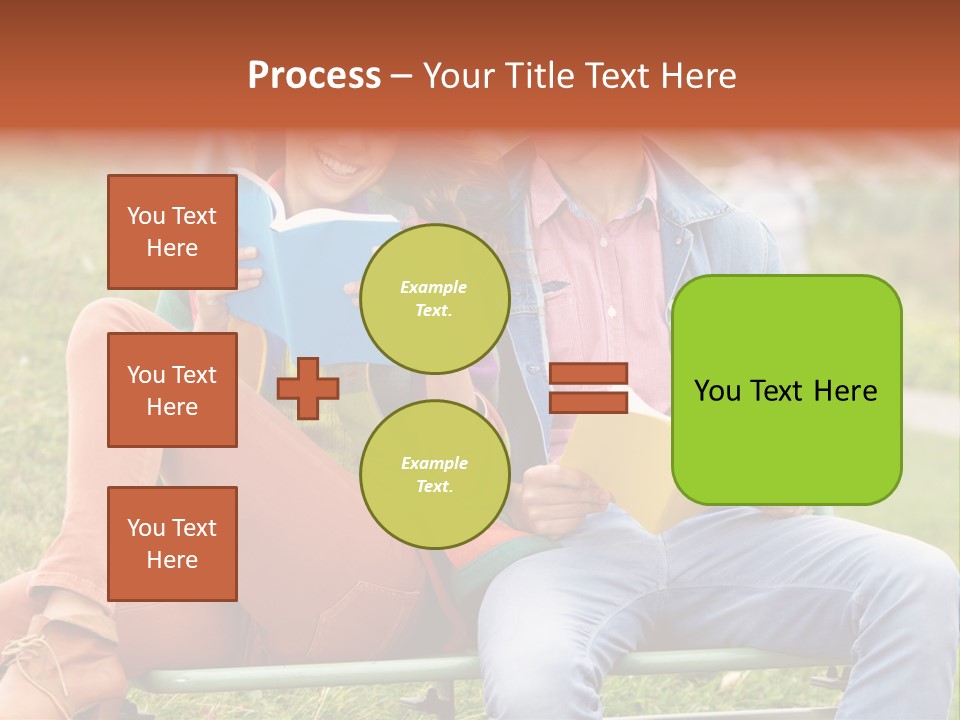 Smile Students Books PowerPoint Template