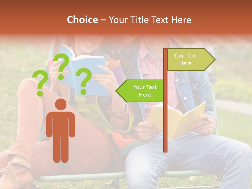 Smile Students Books PowerPoint Template