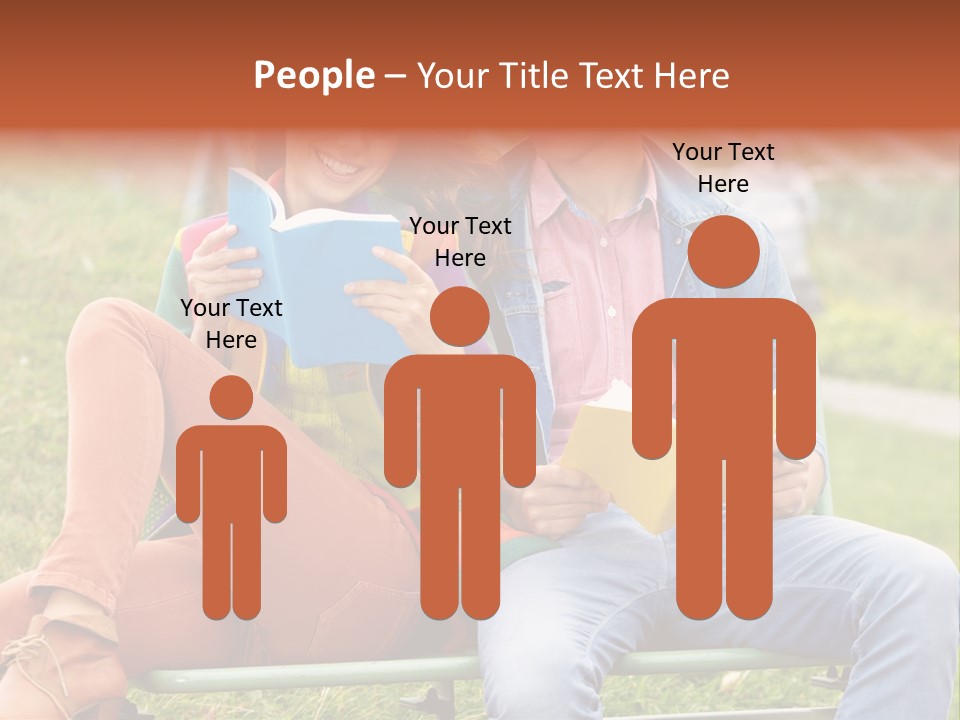 Smile Students Books PowerPoint Template