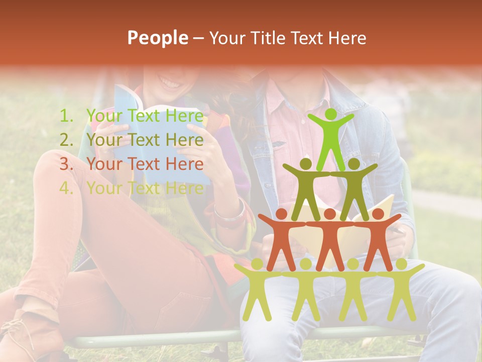 Smile Students Books PowerPoint Template