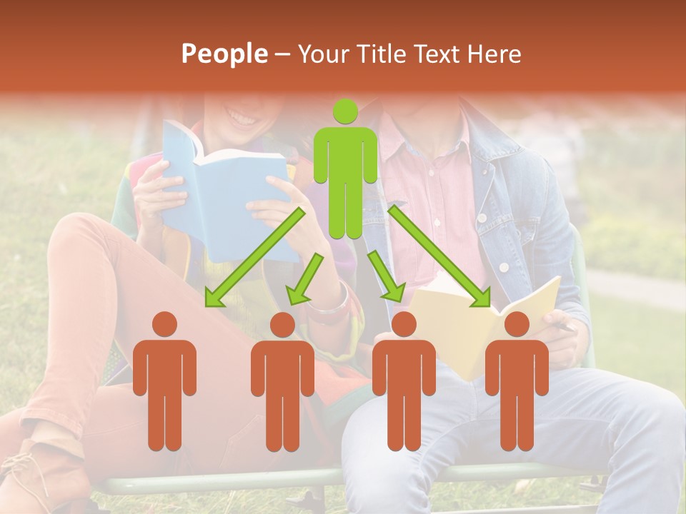 Smile Students Books PowerPoint Template