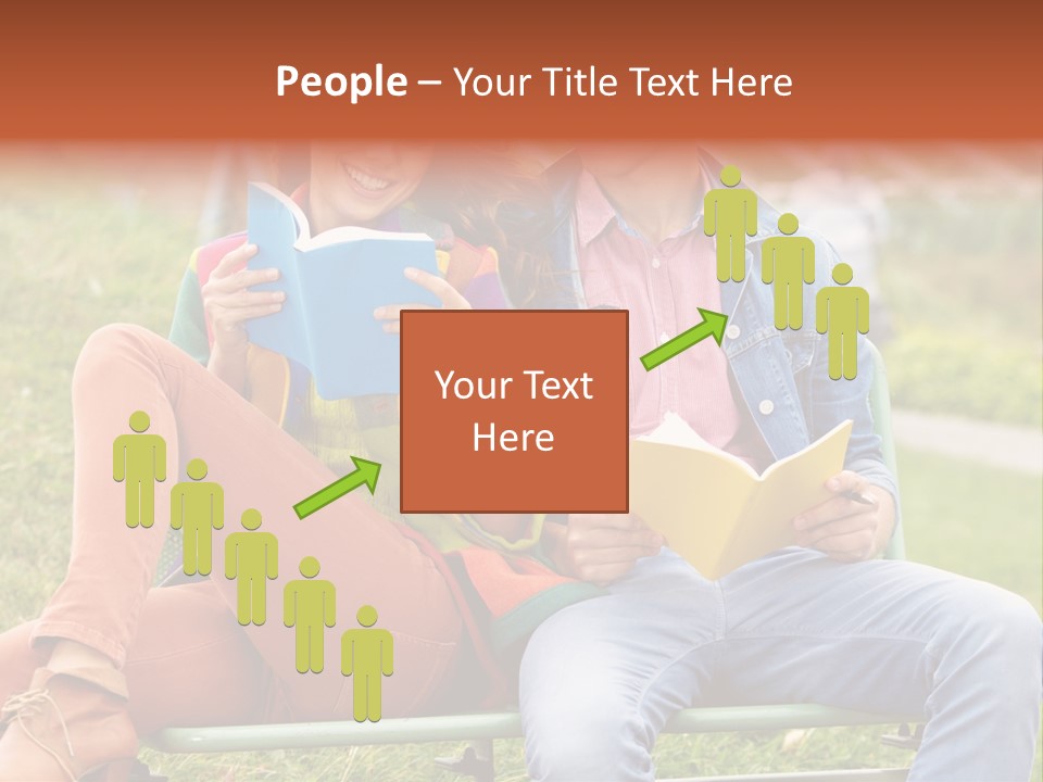 Smile Students Books PowerPoint Template