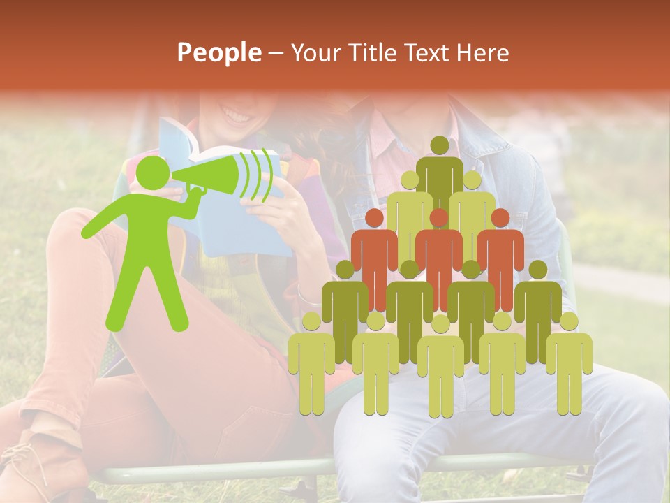 Smile Students Books PowerPoint Template