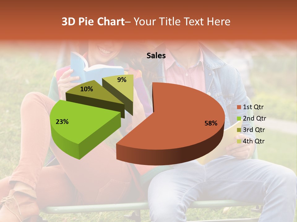Smile Students Books PowerPoint Template