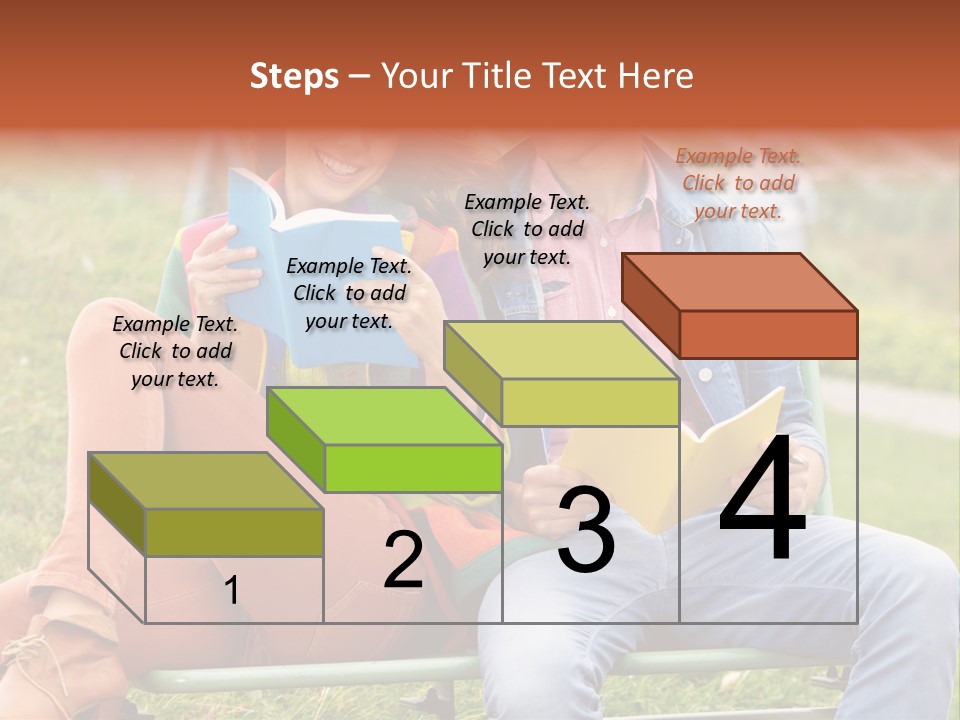 Smile Students Books PowerPoint Template