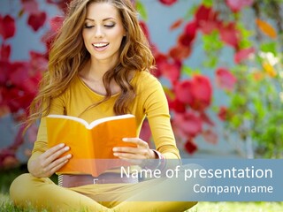 Female Glade Woman PowerPoint Template