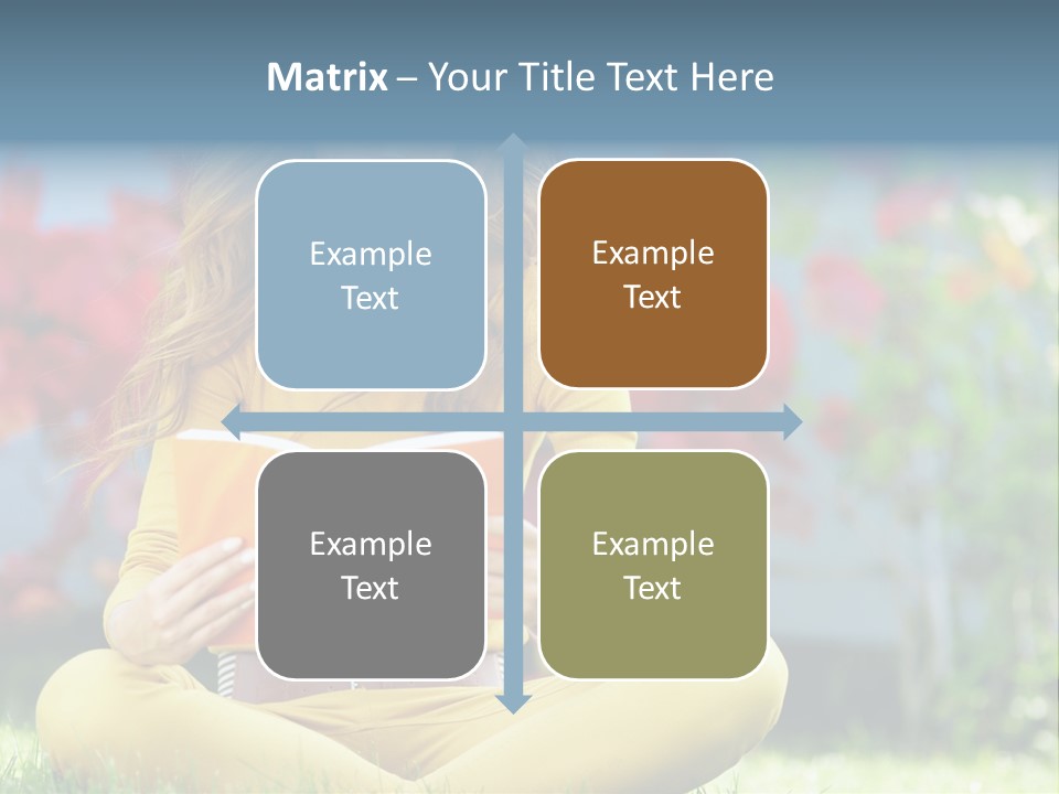 Female Glade Woman PowerPoint Template