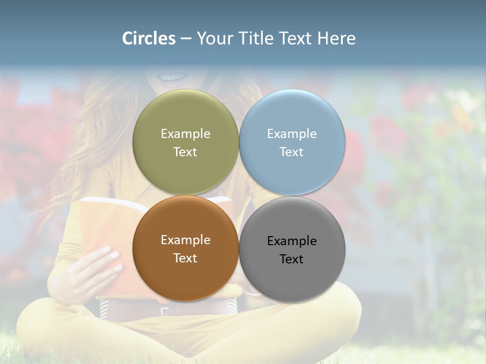 Female Glade Woman PowerPoint Template