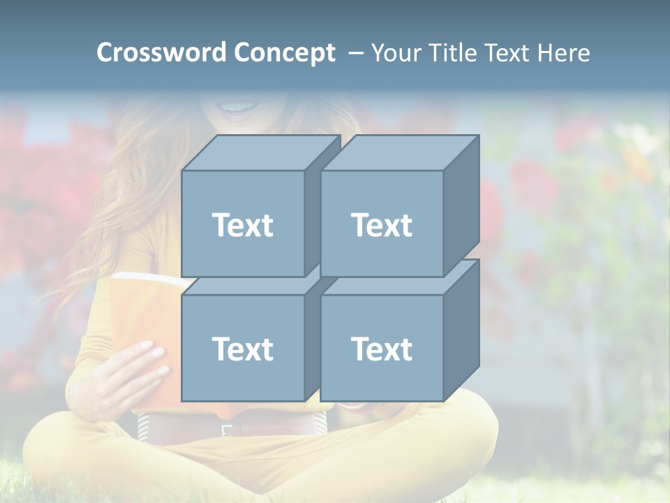 Female Glade Woman PowerPoint Template