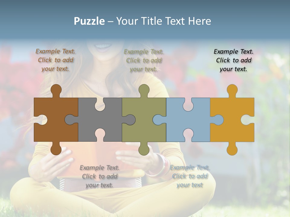 Female Glade Woman PowerPoint Template