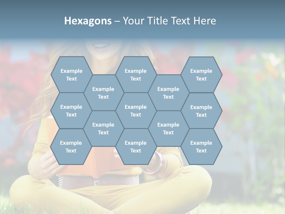 Female Glade Woman PowerPoint Template