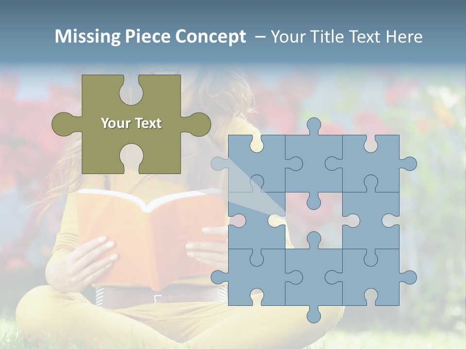 Female Glade Woman PowerPoint Template