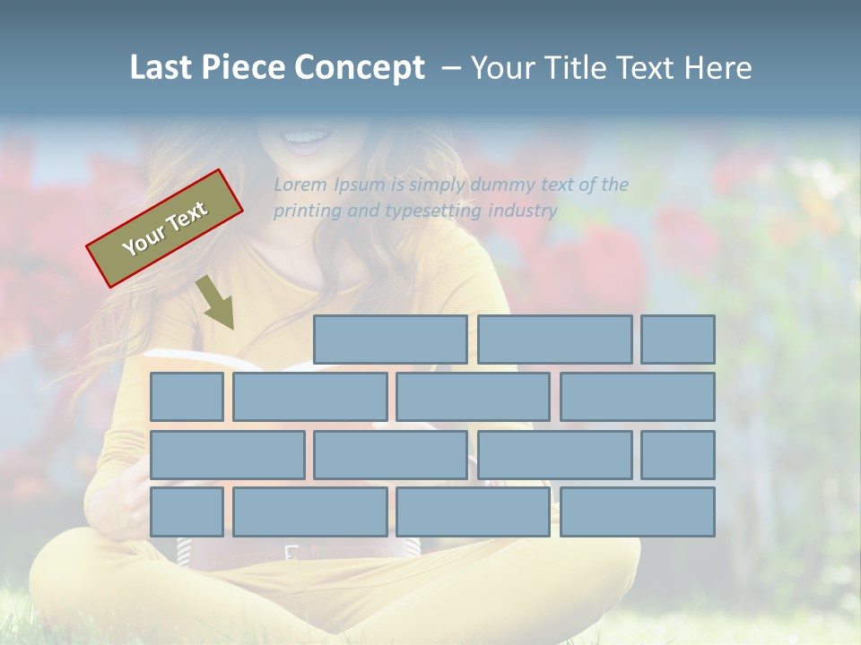 Female Glade Woman PowerPoint Template