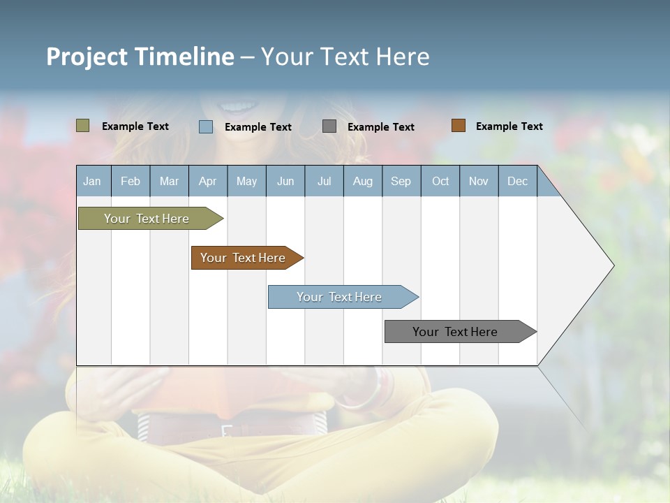 Female Glade Woman PowerPoint Template