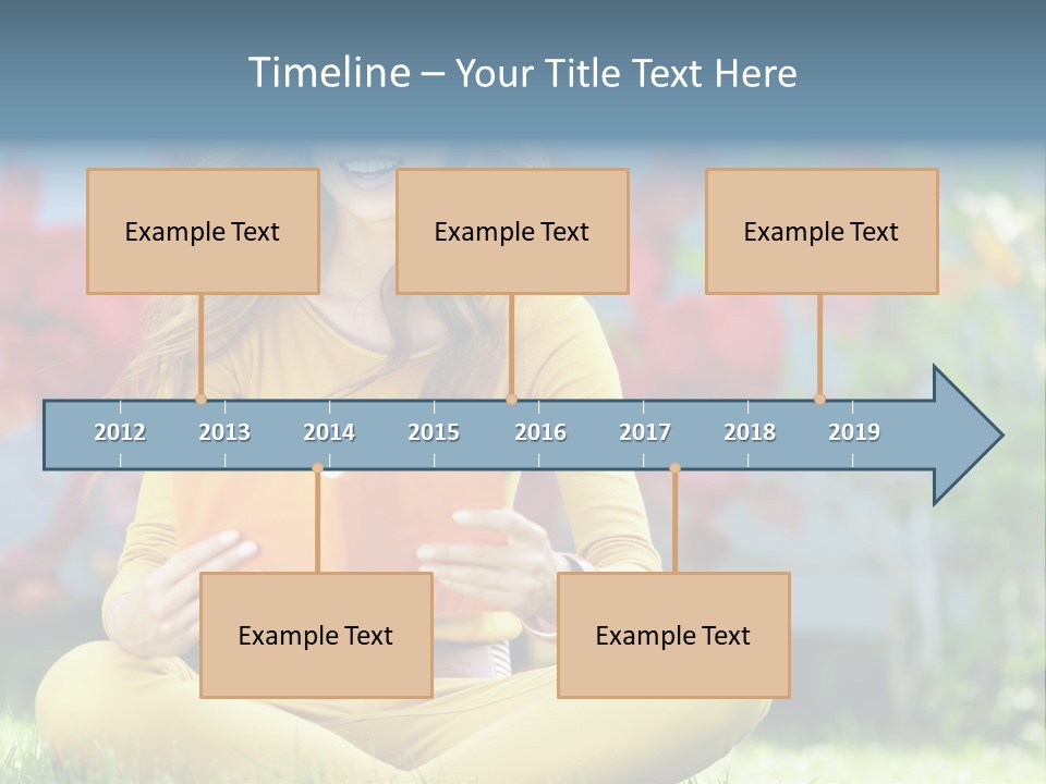 Female Glade Woman PowerPoint Template