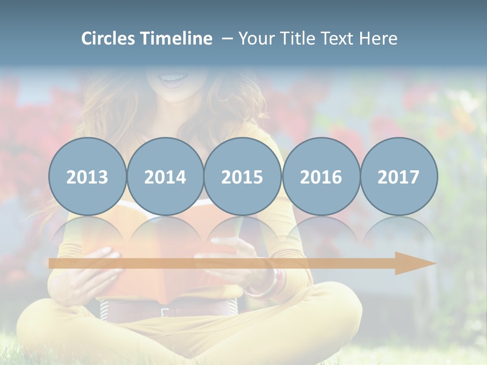 Female Glade Woman PowerPoint Template