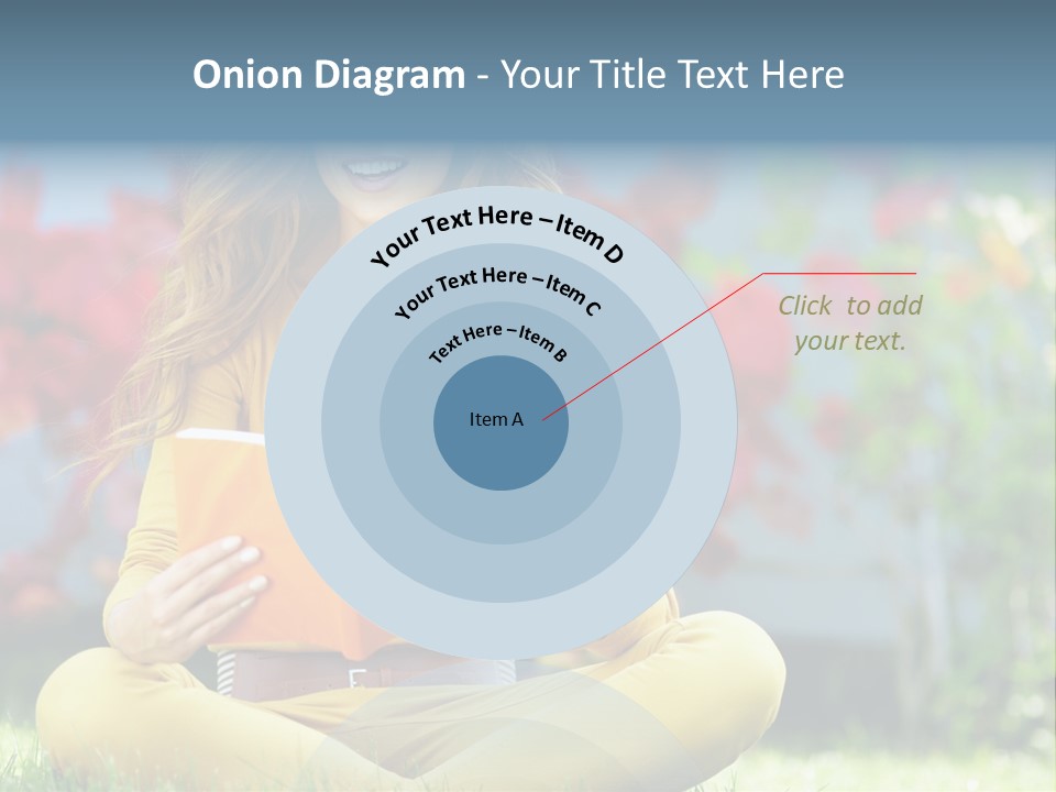 Female Glade Woman PowerPoint Template