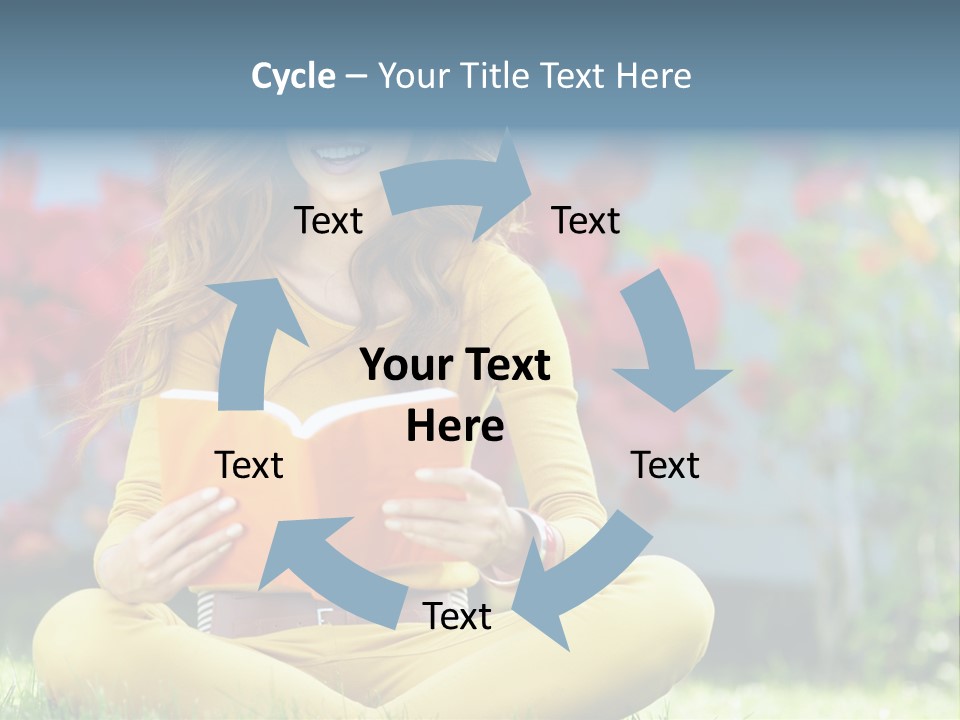 Female Glade Woman PowerPoint Template