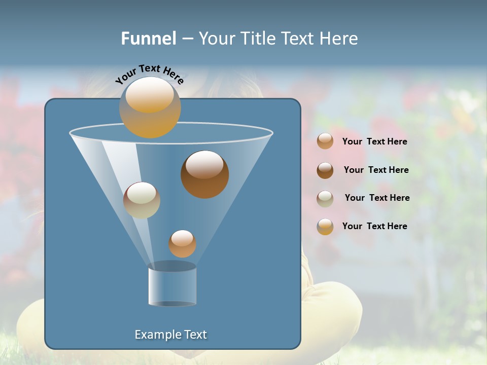 Female Glade Woman PowerPoint Template