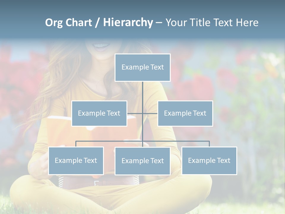Female Glade Woman PowerPoint Template
