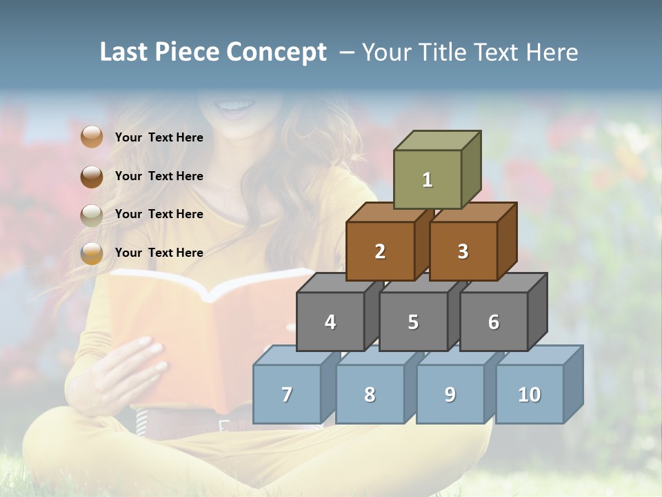 Female Glade Woman PowerPoint Template