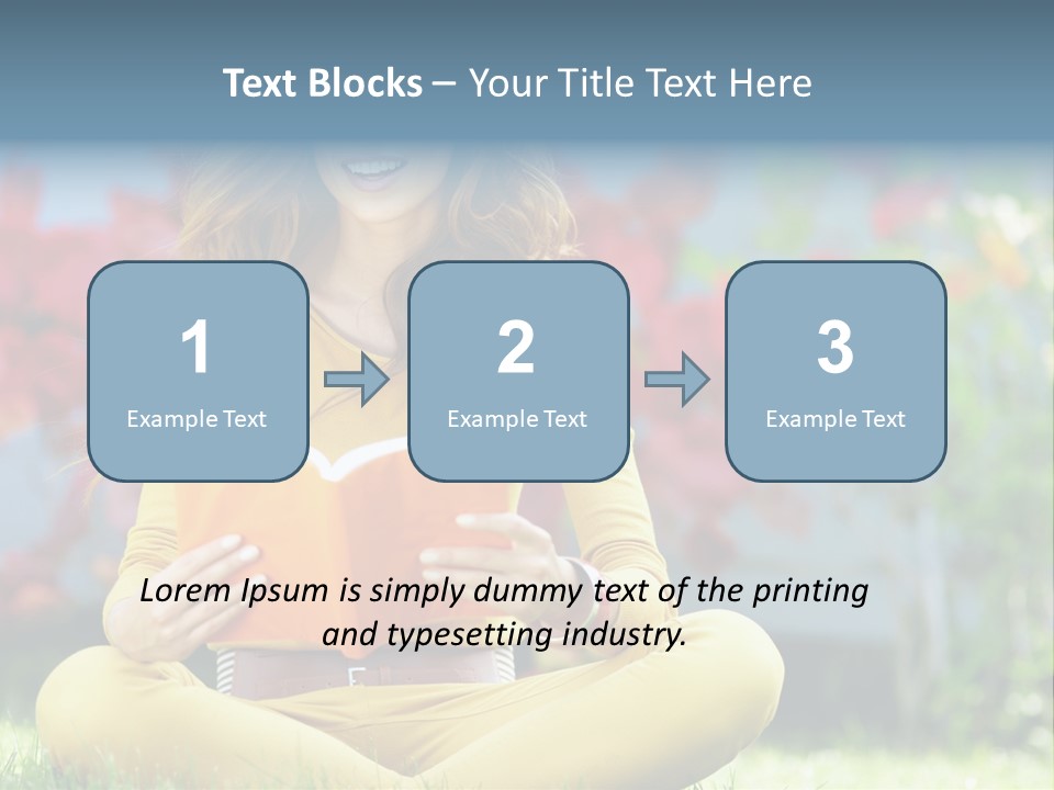 Female Glade Woman PowerPoint Template