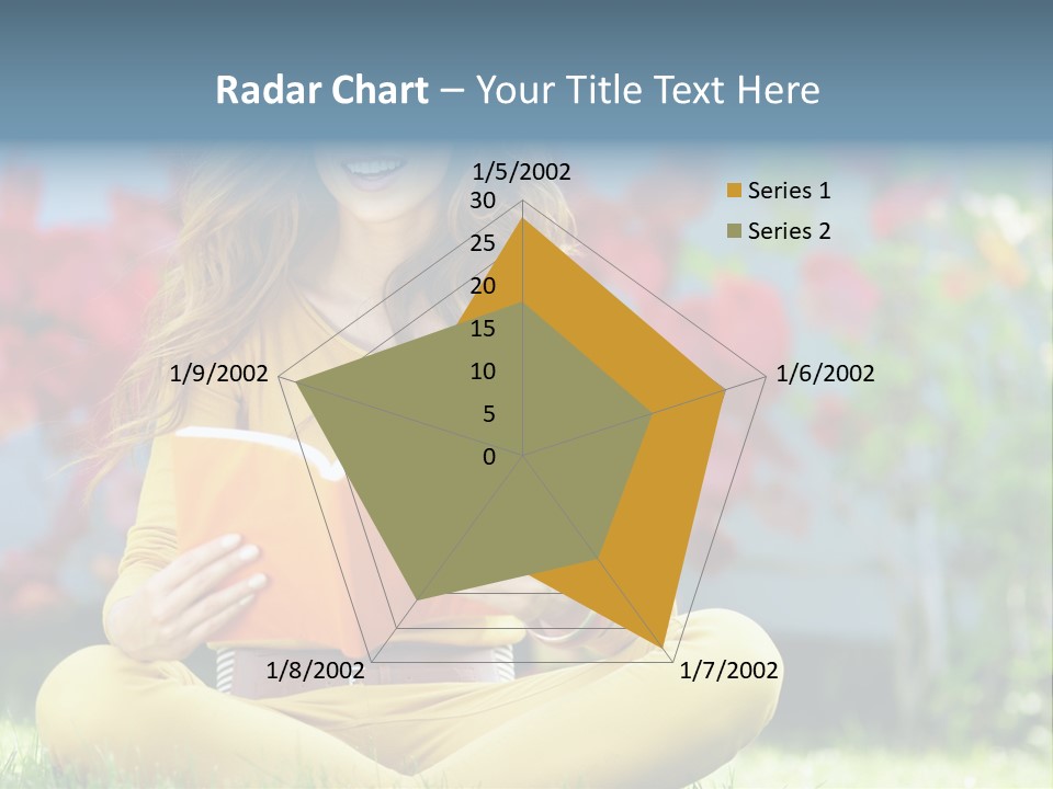 Female Glade Woman PowerPoint Template