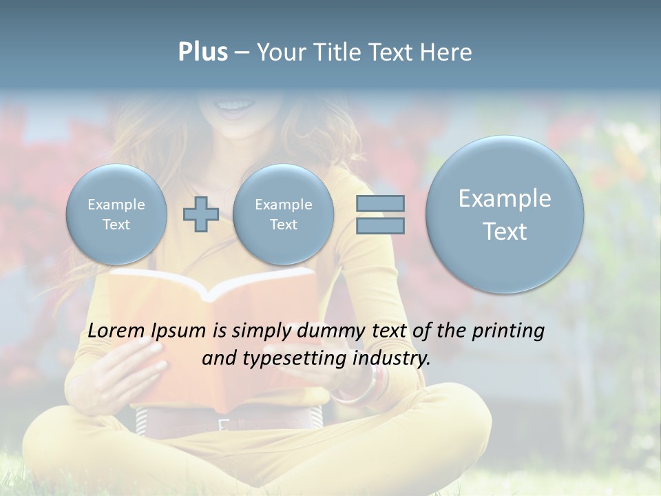 Female Glade Woman PowerPoint Template