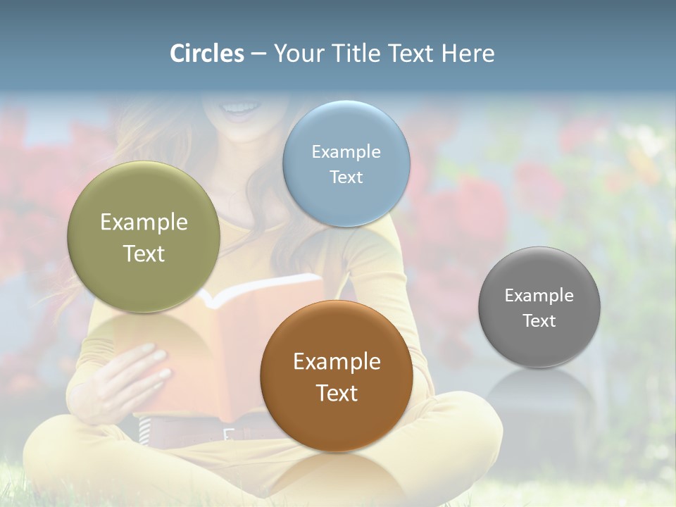 Female Glade Woman PowerPoint Template