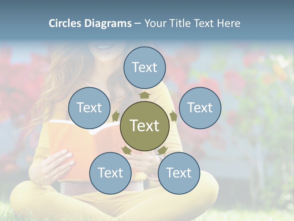 Female Glade Woman PowerPoint Template