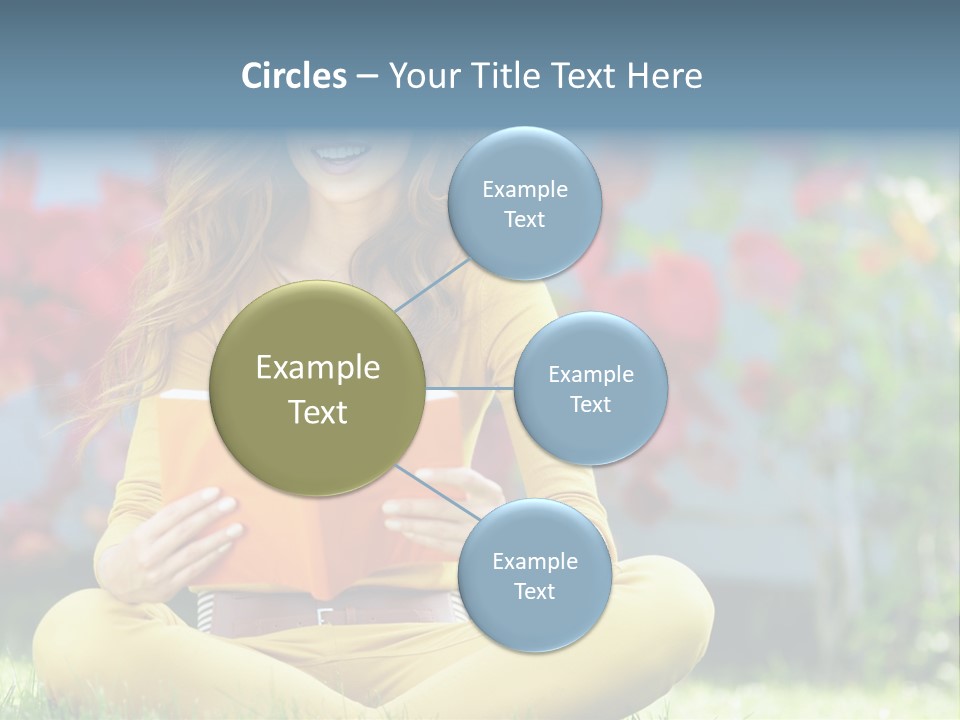 Female Glade Woman PowerPoint Template