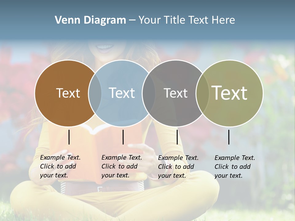 Female Glade Woman PowerPoint Template