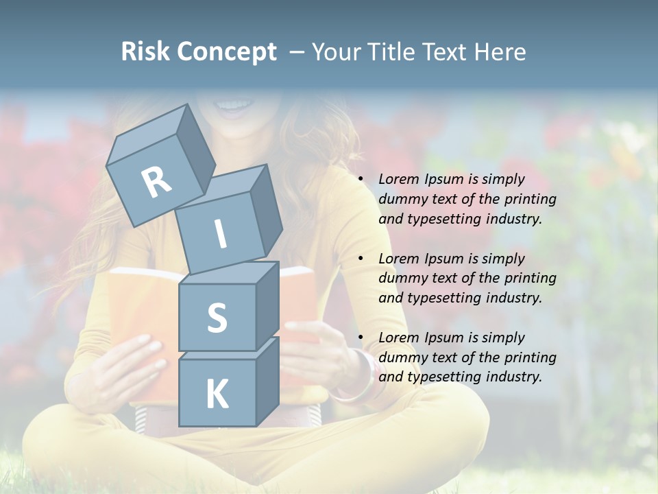 Female Glade Woman PowerPoint Template