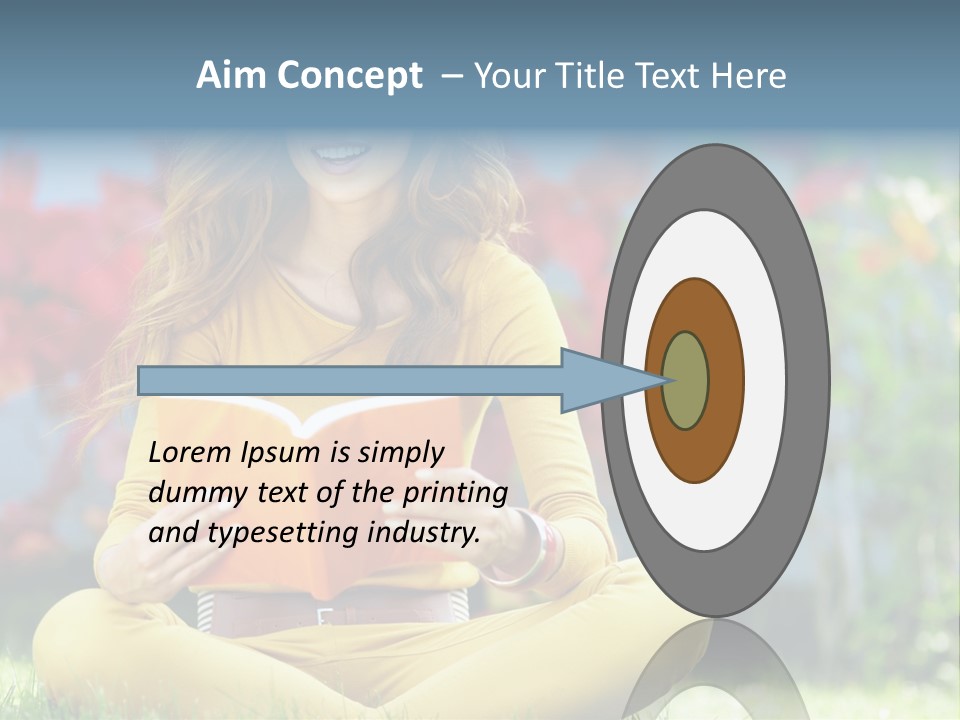 Female Glade Woman PowerPoint Template